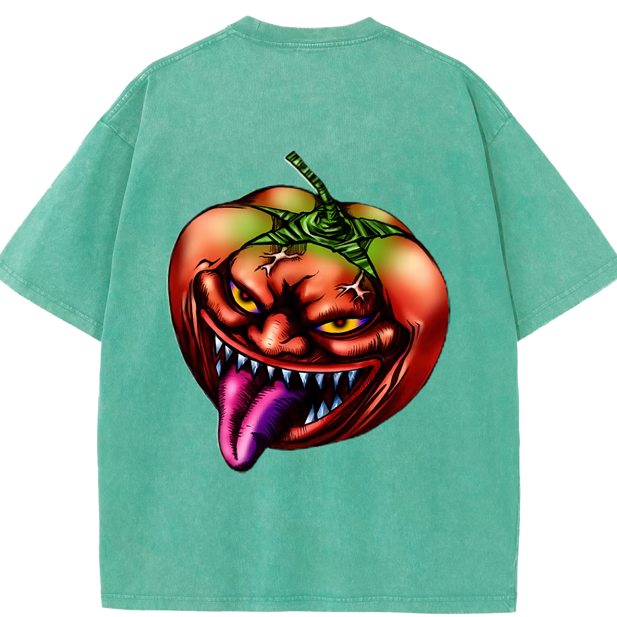 （画像用） 遊☆戯☆王 Yu-Gi-Oh! 綿100% ヴィンテージ風 半袖Tシャツ（背面プリント）